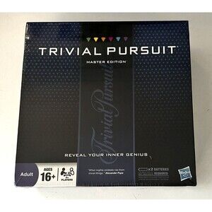 Trivial Pursuit Master Edition NEW SEALED Ages 16+ Minimum 2 Players Trivia 2009
